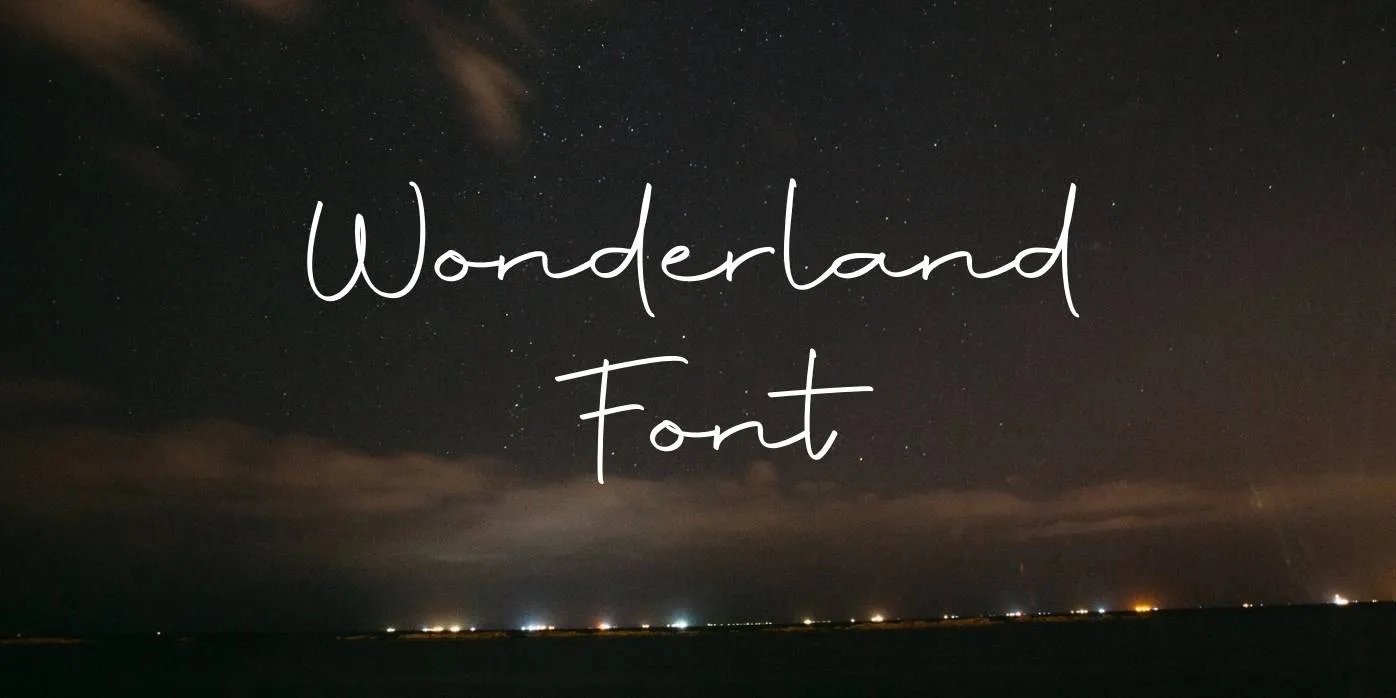 Wonderland Font