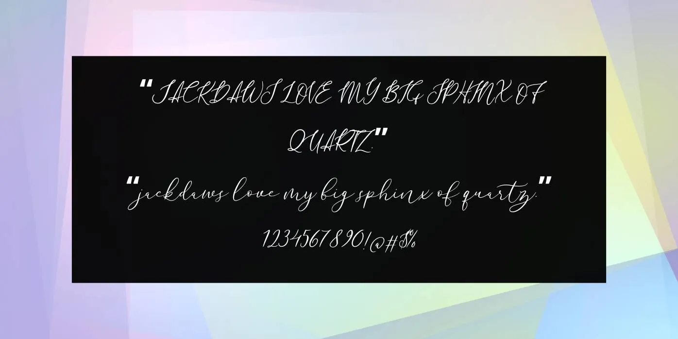 Wonderlust Font Preview