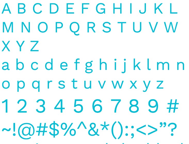 Work Sans Font Preview