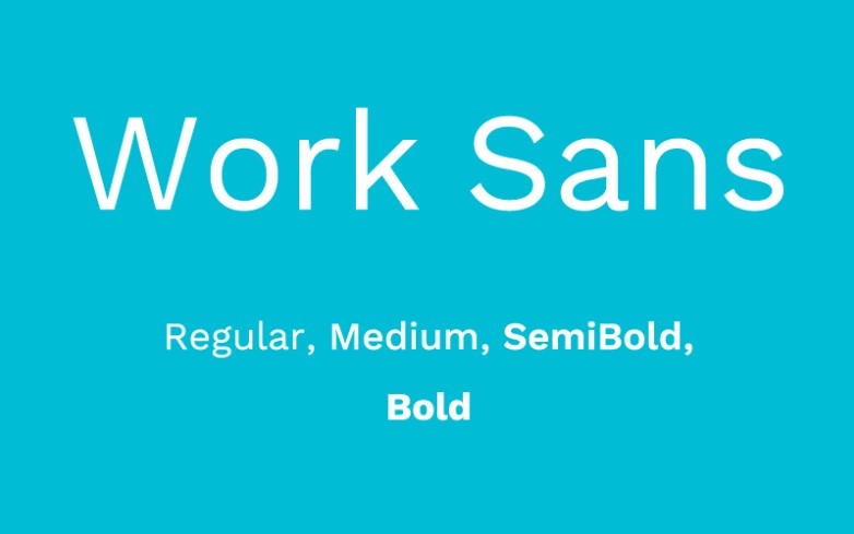 Work Sans Font