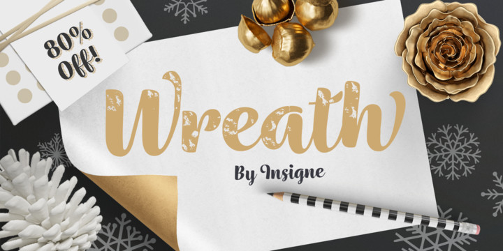 Wreath Font