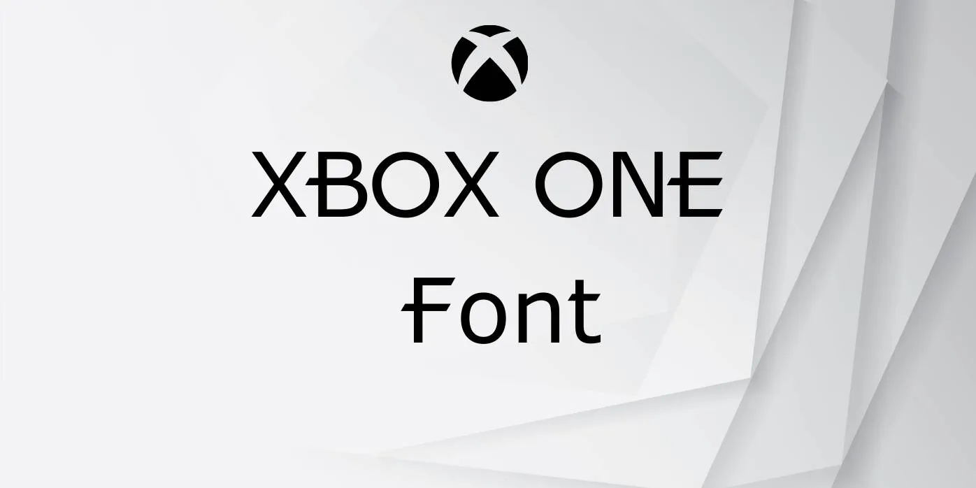 Xbox One Font