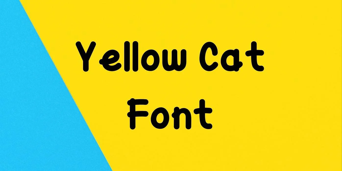 Yellow Cat Font