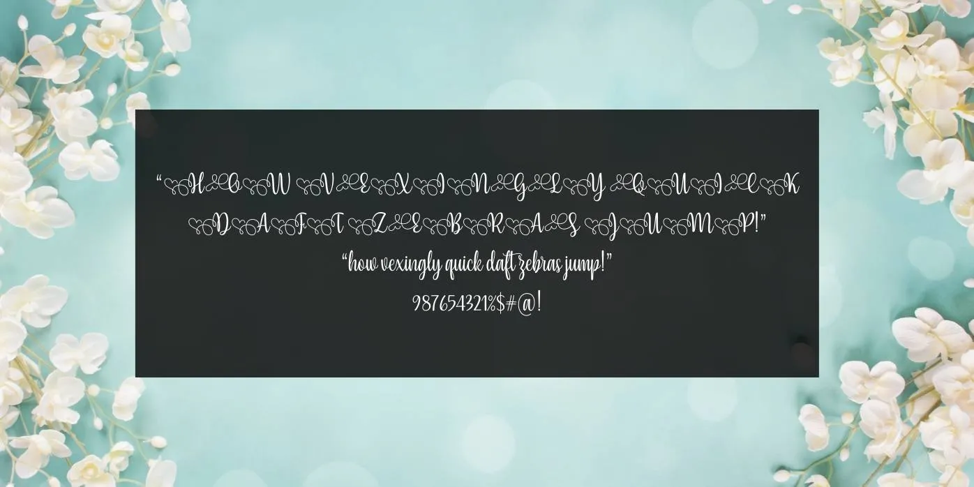 Yessy Font Preview