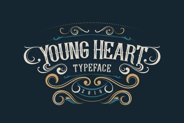 Young Heart Typeface Font