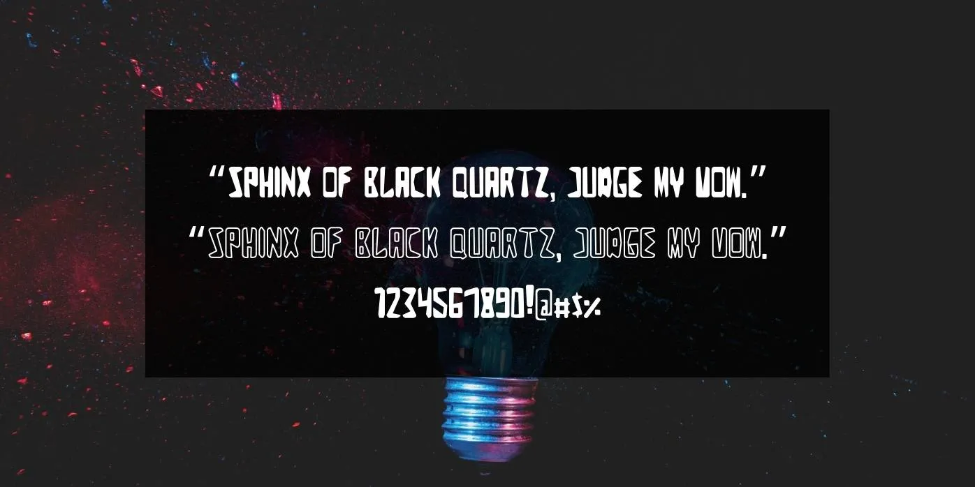 Zigzag Font Preview
