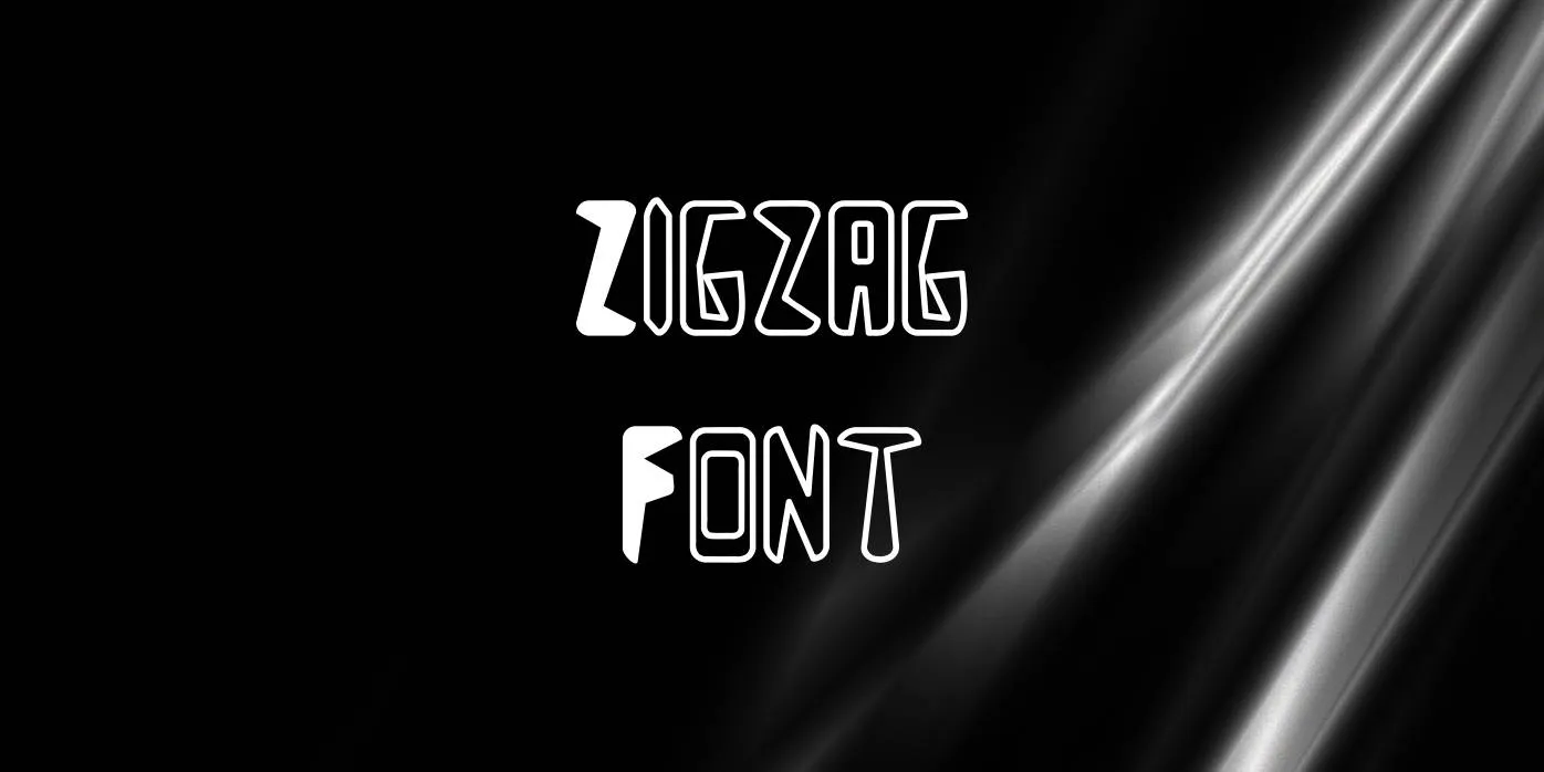 Zigzag Font
