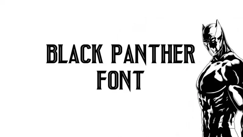 Black Panther Font Free Download