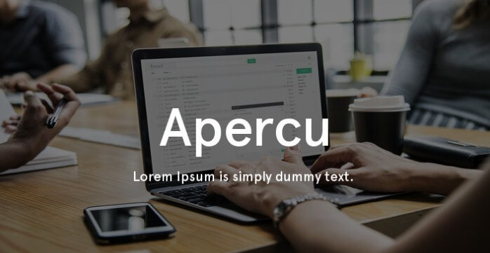 Apercu Font Free Download