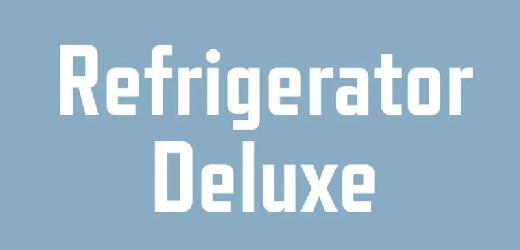 Refrigerator Deluxe Font Free Download