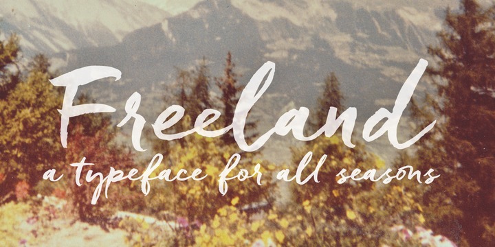 Freeland Font Free Download