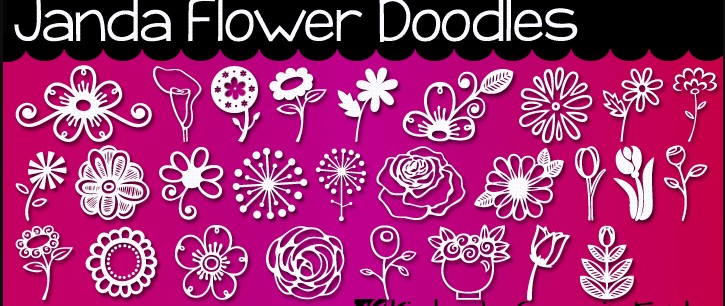 Janda Flower Doodles Font Free Download