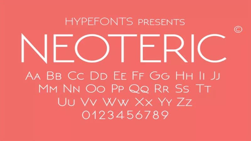 Neoteric Font