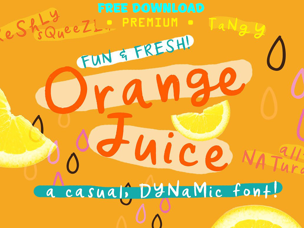 Orange Juice Font Free Download
