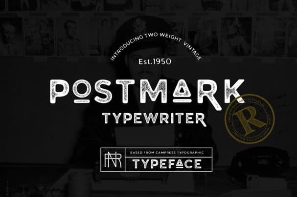 Postmark Typewriter Font Free download