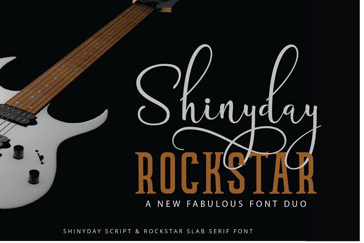 Shinyday & Rockstar Font Free Download