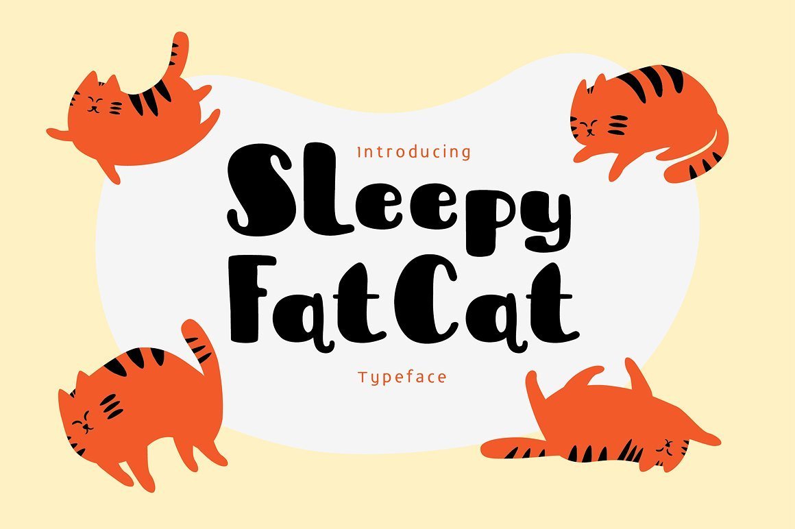 Sleepy Fat Cat Font Free Download