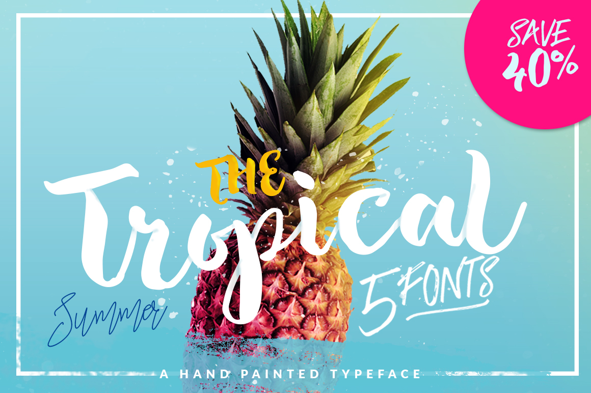 The Tropical Script Font