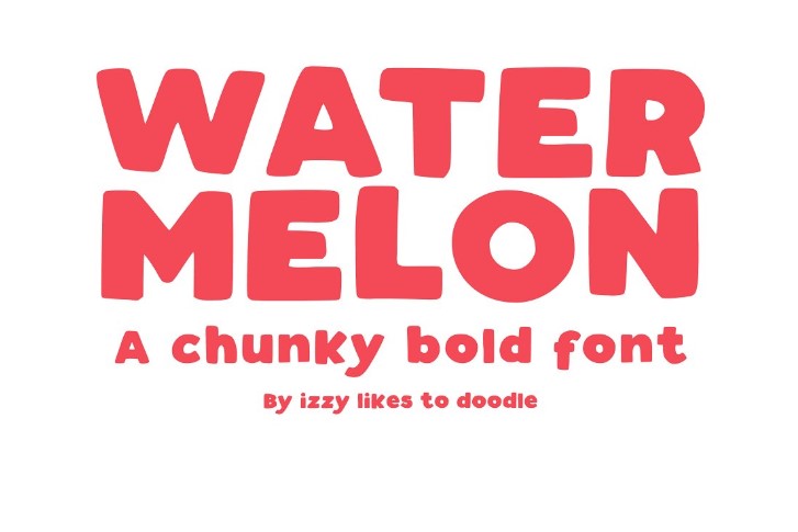 Watermelon Bold Font Free Download