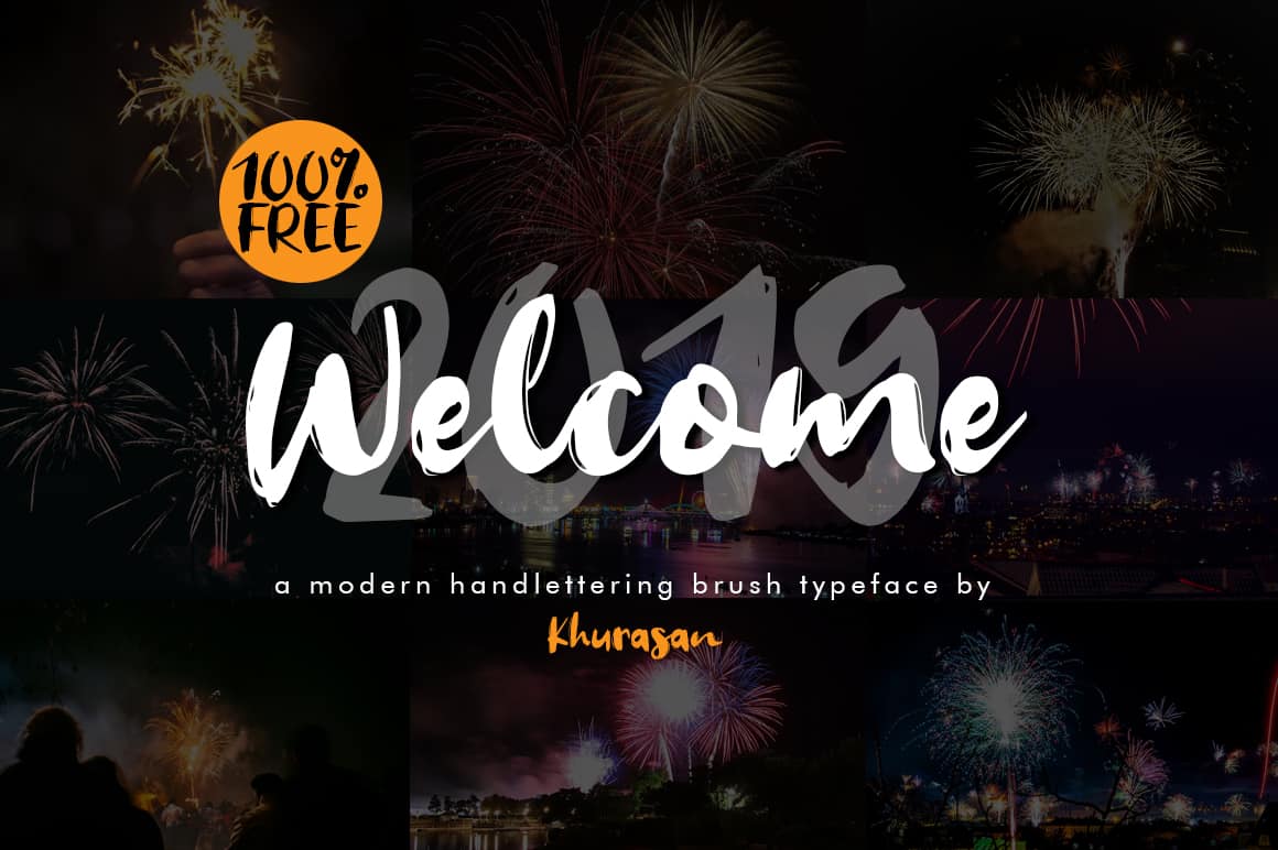 Welcome 2019 Font Free Download