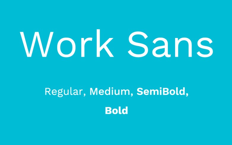 Work Sans Font Free Download