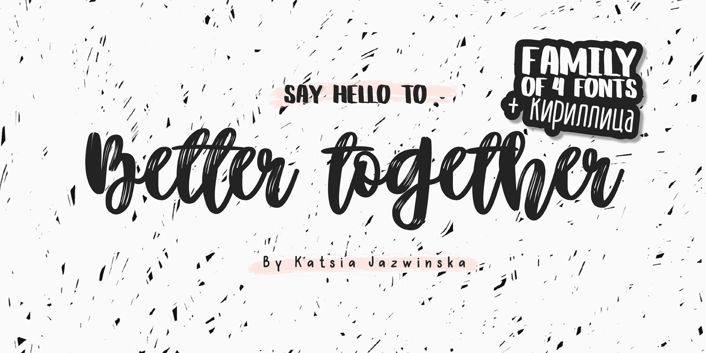 Better Together Script Font