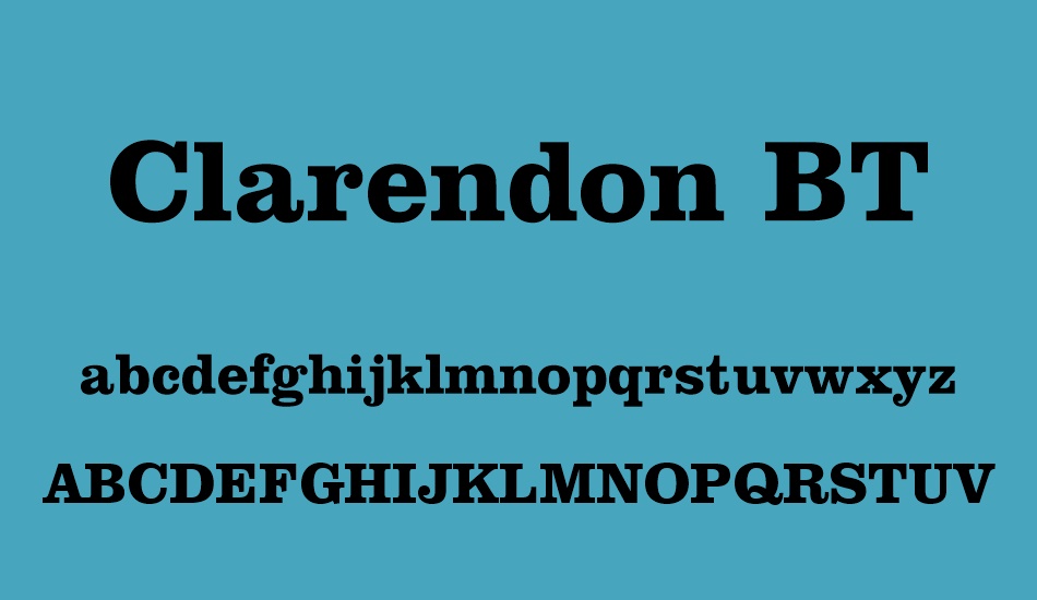 Clarendon Font Free Download