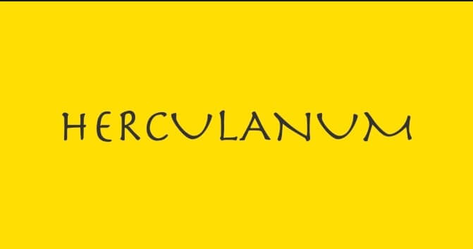 Herculanum Font Free Download