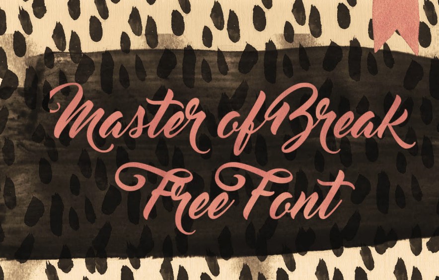 Master of Break Font Free Download