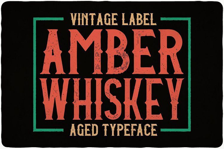Amber Whiskey Typeface Free Download