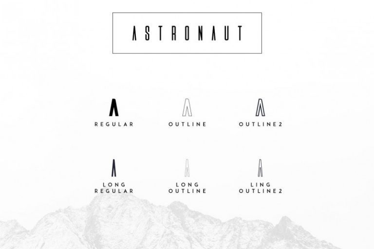 Astronaut Typeface Free Download
