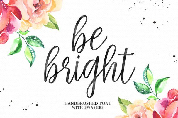 Be Bright Script Font Free Download