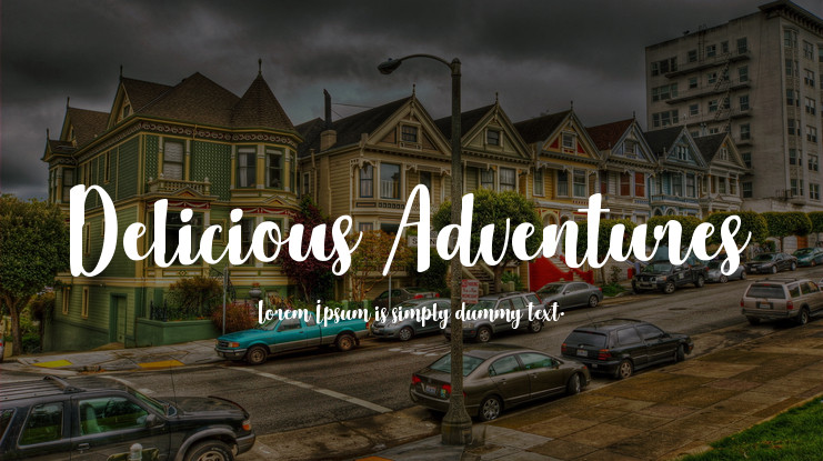 Delicious Adventures Font Free Download