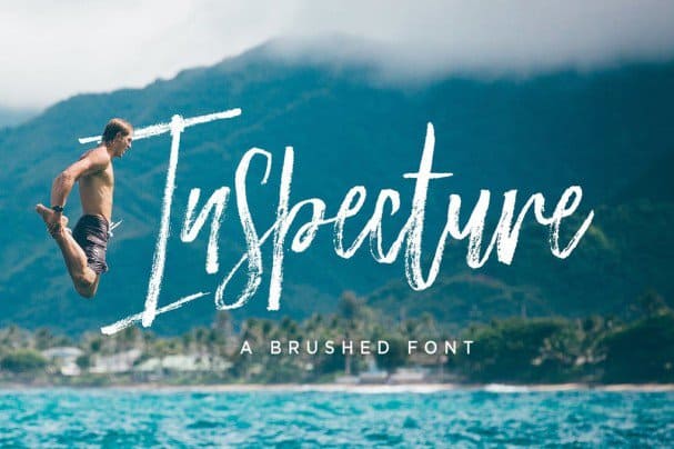 Inspecture Brush Font Free Download