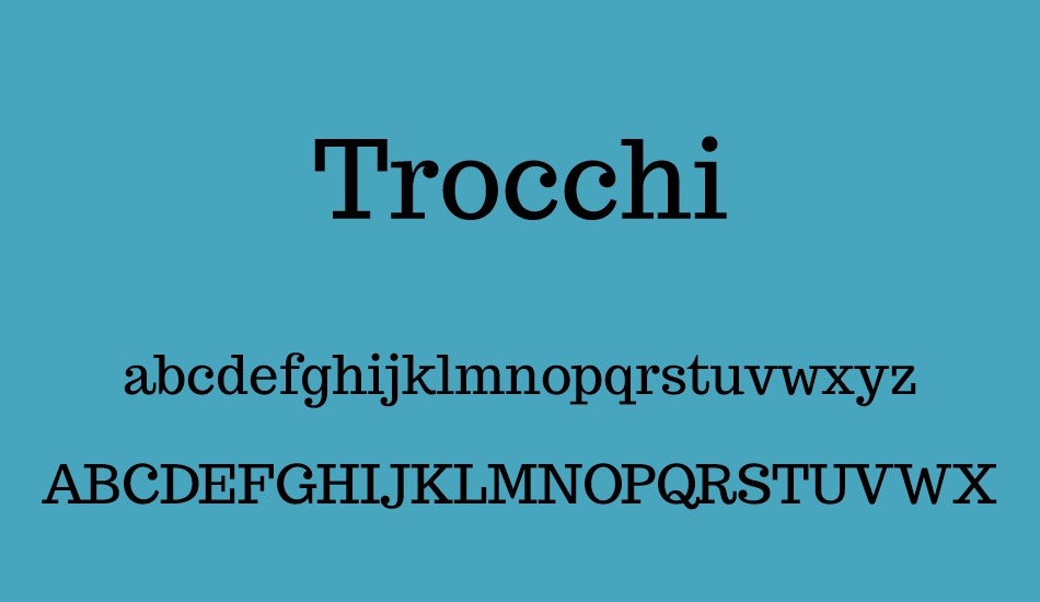 Trocchi Font Free Download