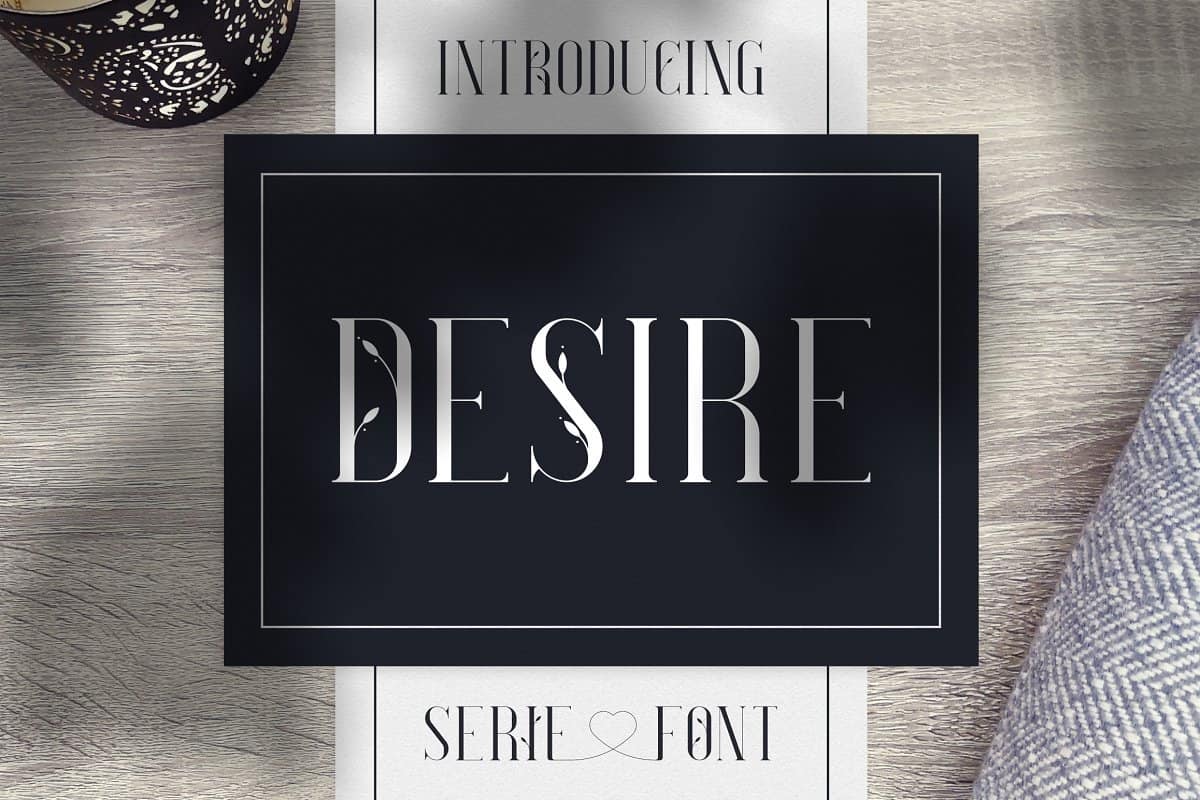Desire Luxury Serif Font Free Download
