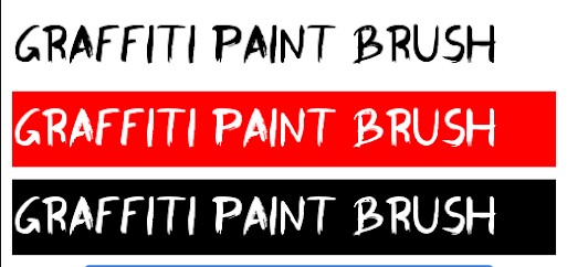 Graffiti Paint Brush Font Free Download