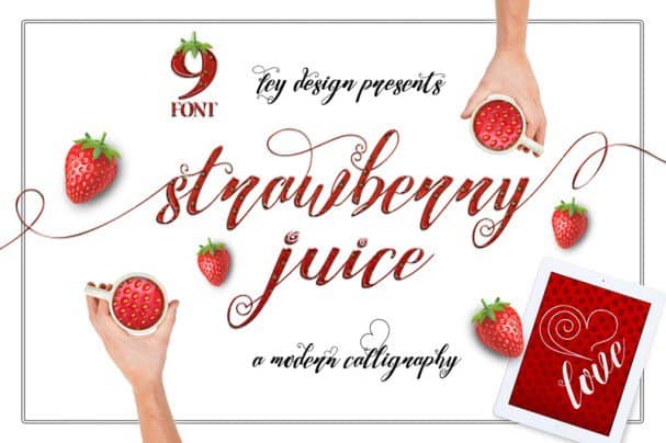 Strawberry Juice Font Free Download