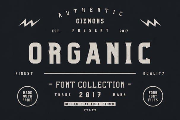 Organic Family Font Free Download