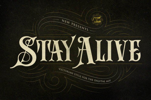 Stay Alive Font Free Download