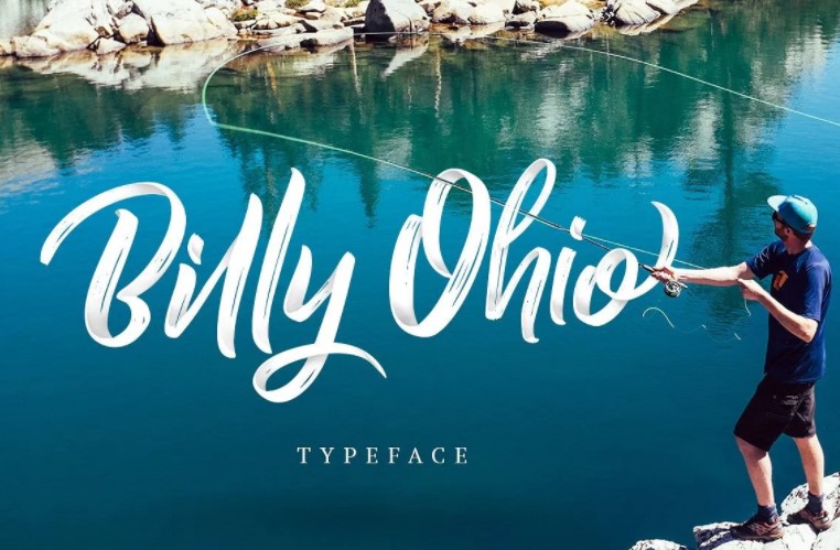 Billy Ohio Brush Font Free Download