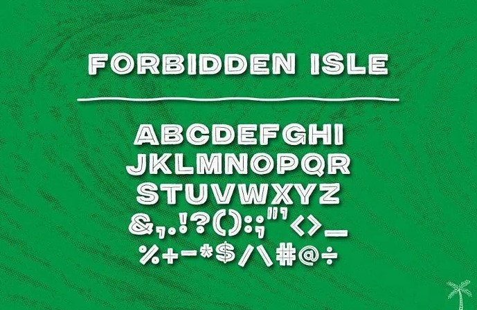 Forbidden Isle Tiki Font Free