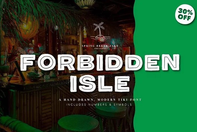 Forbidden Isle Tiki Font Free Download