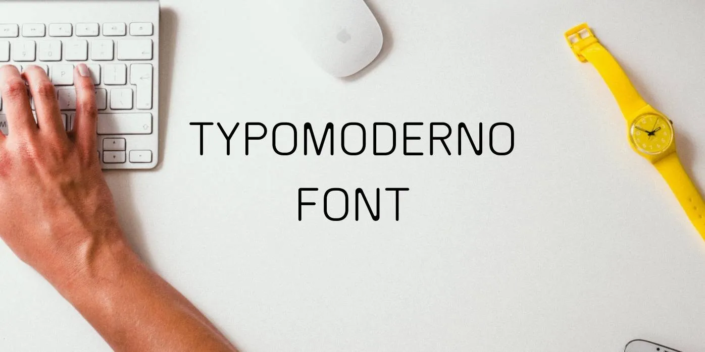 Typomoderno Font Free Download