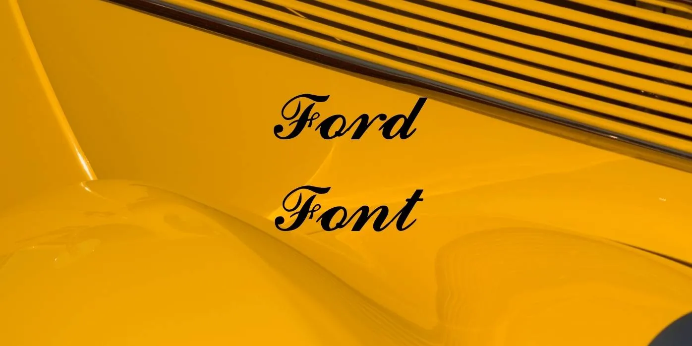 Ford Font Free Download