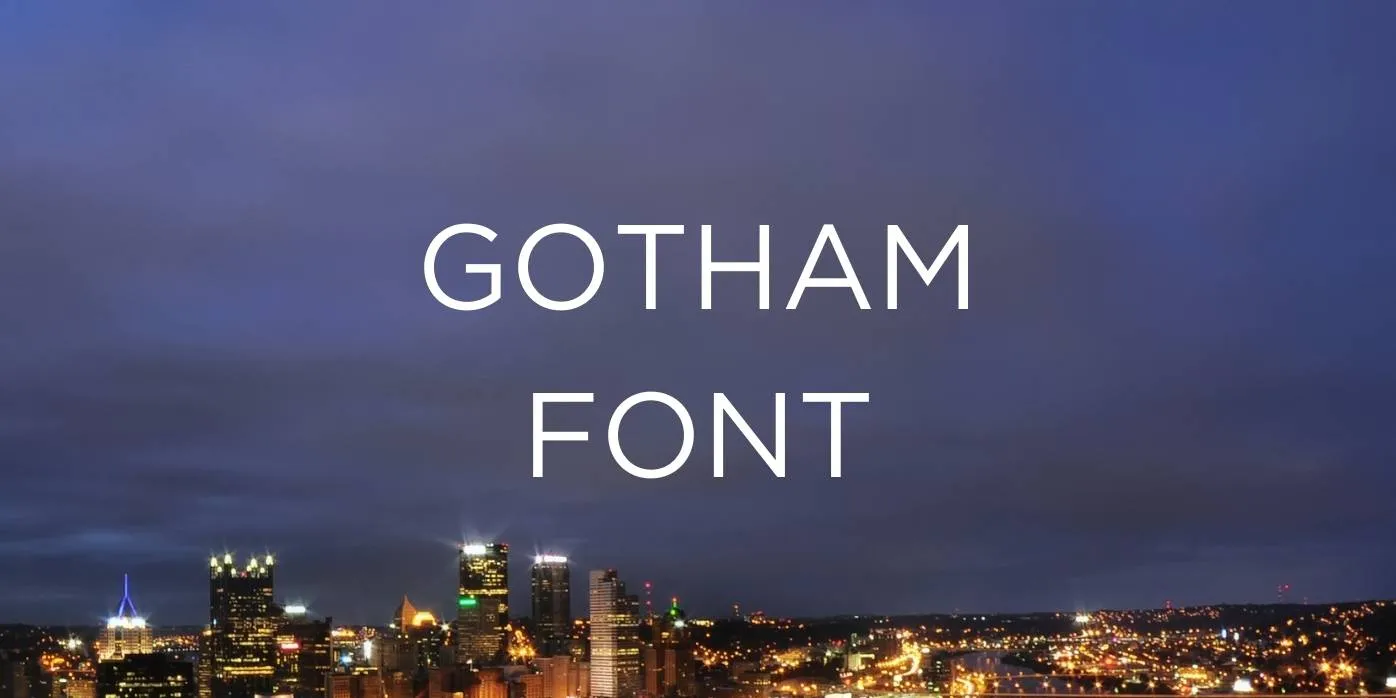 Gotham Font Free Download