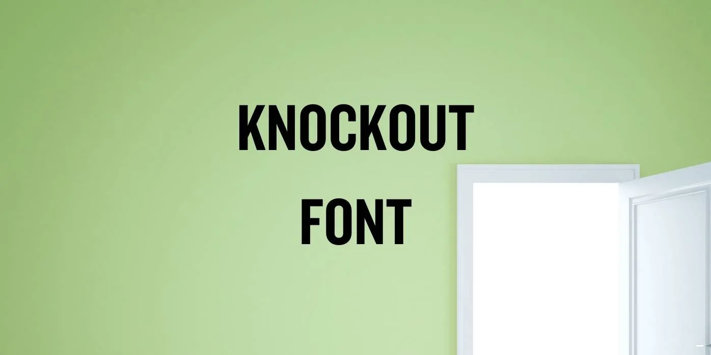 Knockout Font Free Download