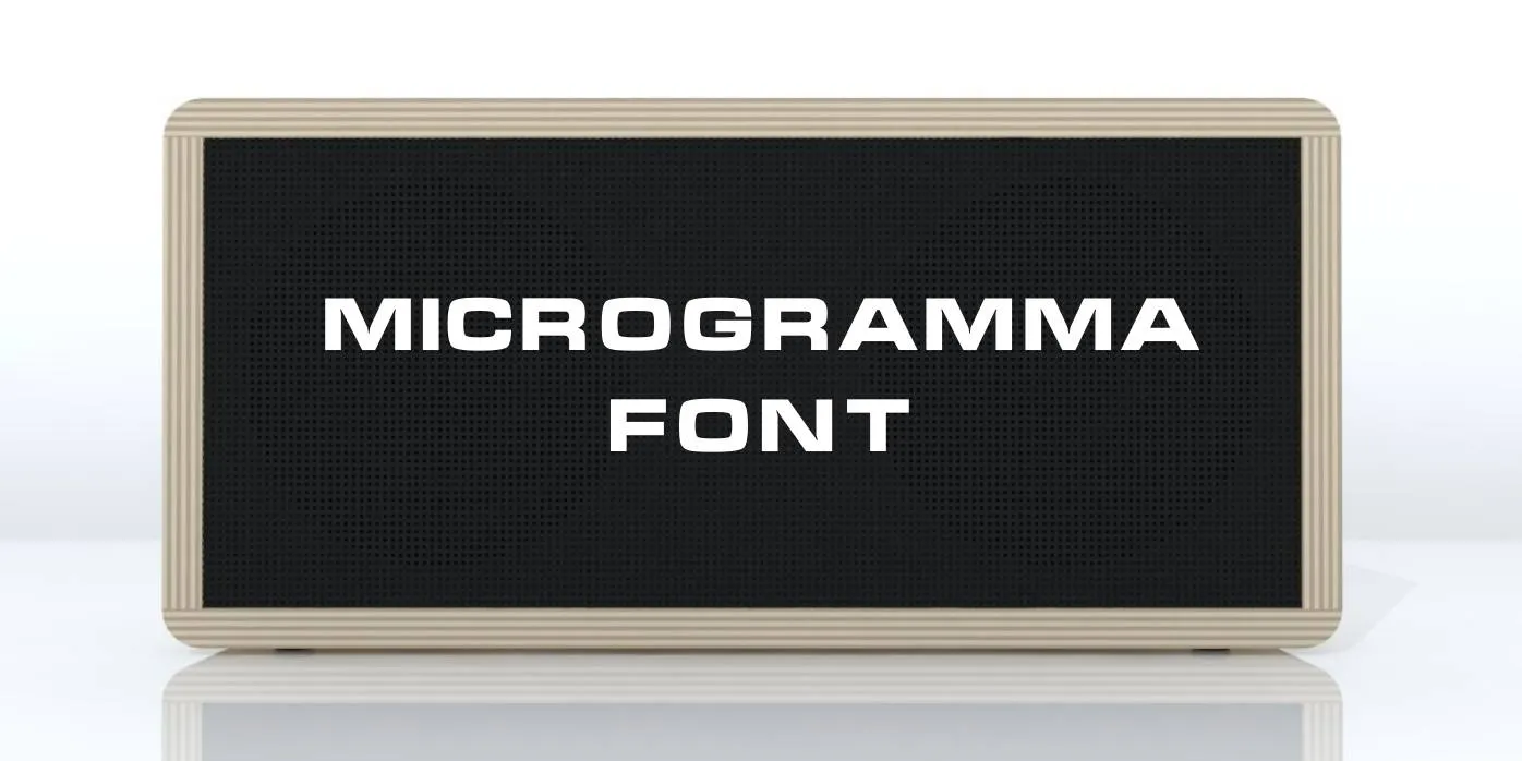 Microgramma Font Free Download