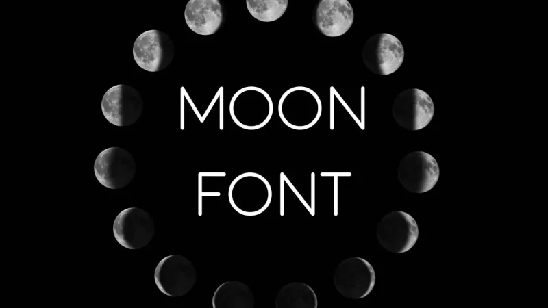 Moon Font Free Download
