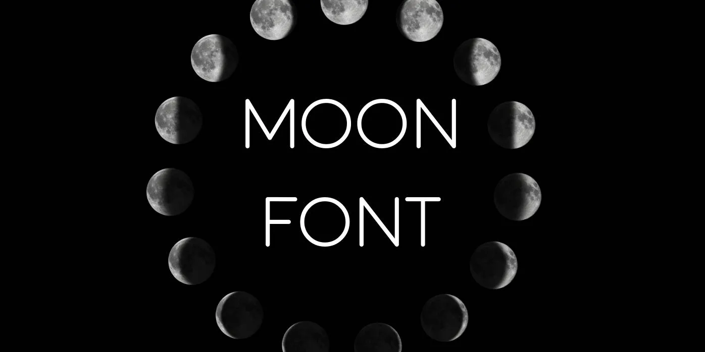 Moon Font Free Download